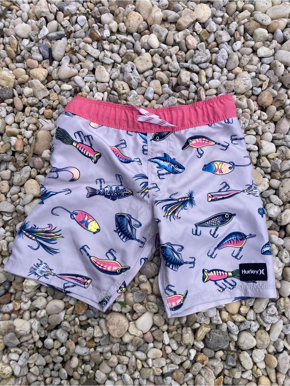 NEW ✨ HURLEY - Bundle of 3 Little Boys Swim Trunks with Liners - 4T - Picture 7 of 15